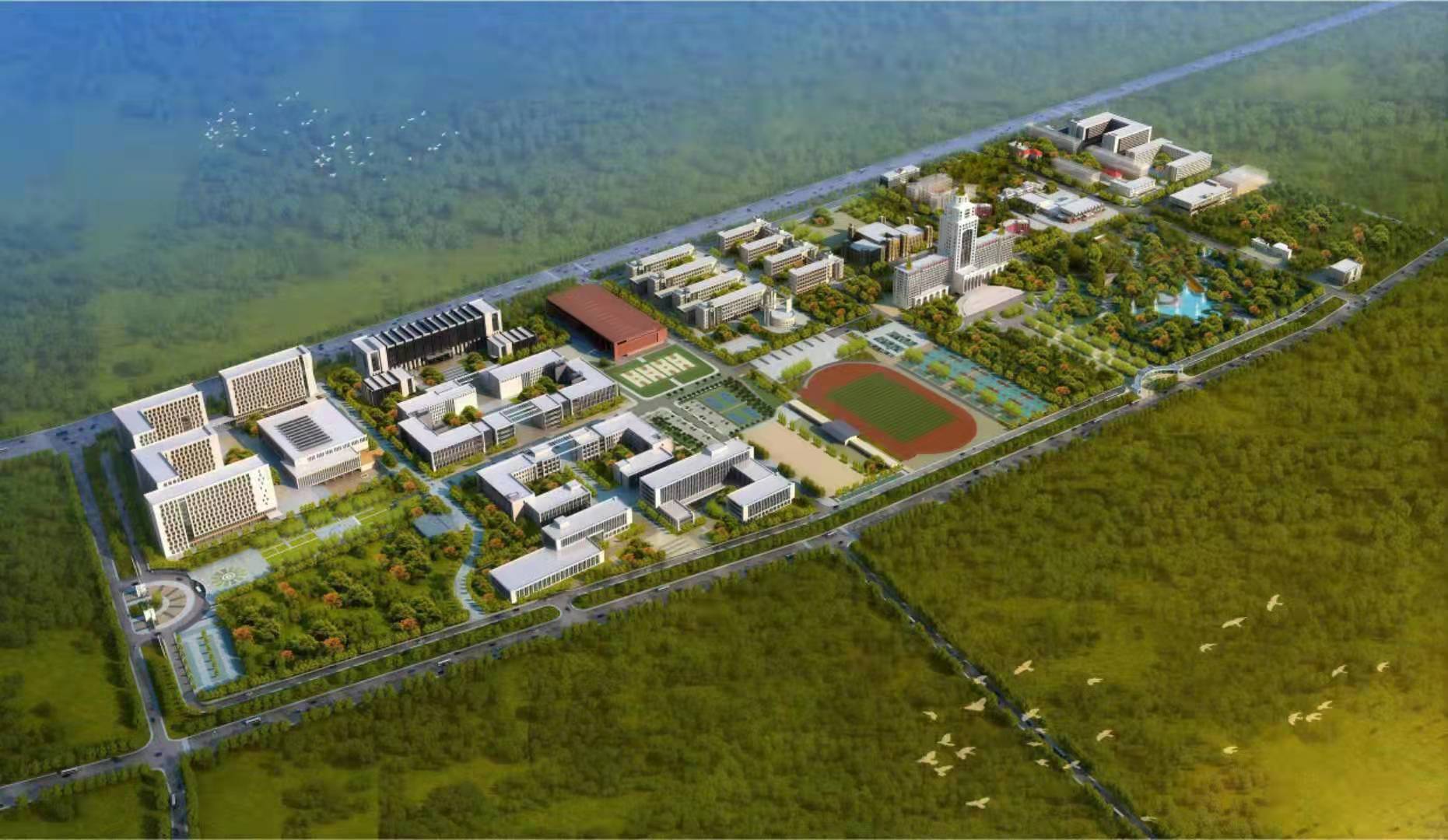 内蒙古工业大学金川校区校园规划
